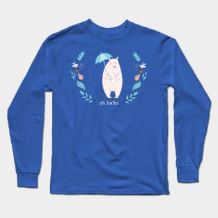 Oh hello fall Long Sleeve T-Shirt